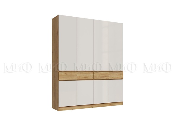 Шкаф 4-х ств Роджина (ШхВхГ): 1998х2400х520 мм